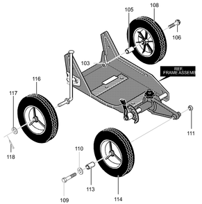 Part Location Diagram of 712125 Murray Flatwasher